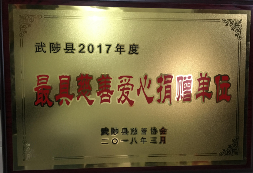 河南聖博中藥產(chǎn)業(yè)有限公司榮獲“最具慈善愛心捐贈(zèng)單位”榮譽(yù)